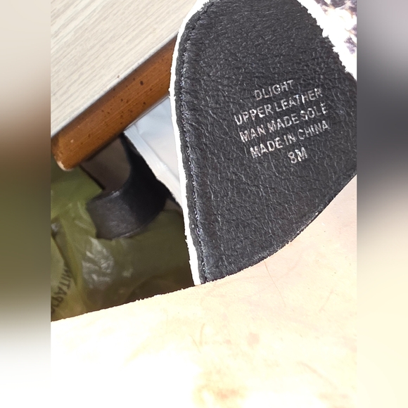 Jeffery Campbell DLight Snakeskin Patterned Women's Block Heel Sandals Size 8 - Picture 11 of 11